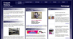 Desktop Screenshot of croquetvic.asn.au